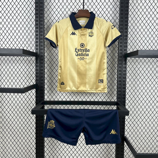 Deportivo de La Coruna 2025/26 Conjunto 25.º Aniversário Edição – Criança