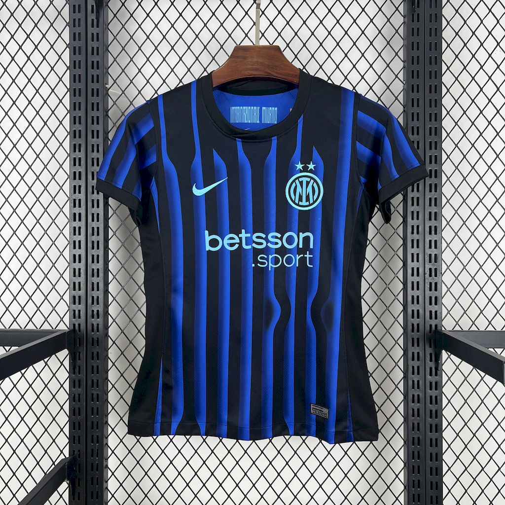 Inter de Milão 2025/26 Camisola Principal – Mulher