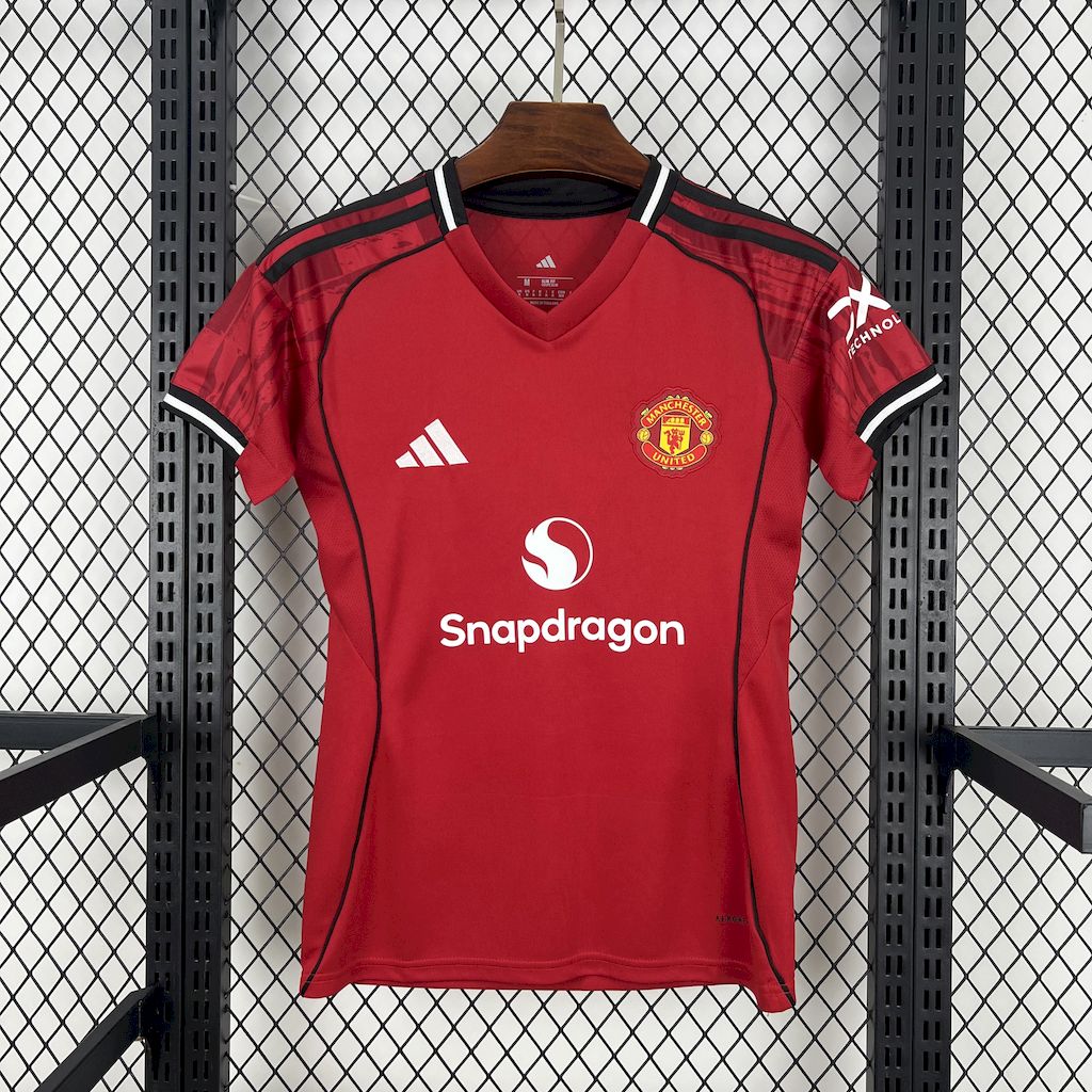 Manchester United 2025/26 Camisola Principal – Mulher