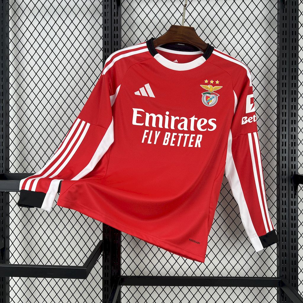 Benfica 2025/26 Camisola Principal de Manga Comprida – Homem