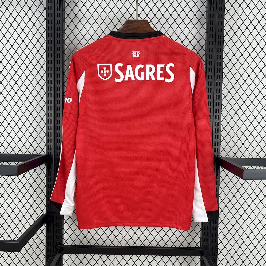Benfica 2025/26 Camisola Principal de Manga Comprida – Homem