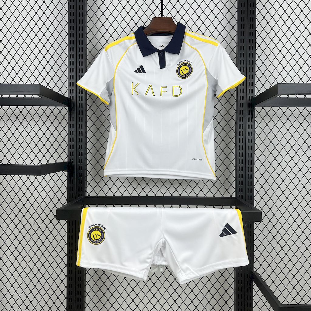 Al-Nassr 2025/26 Conjunto Terceiro – Criança