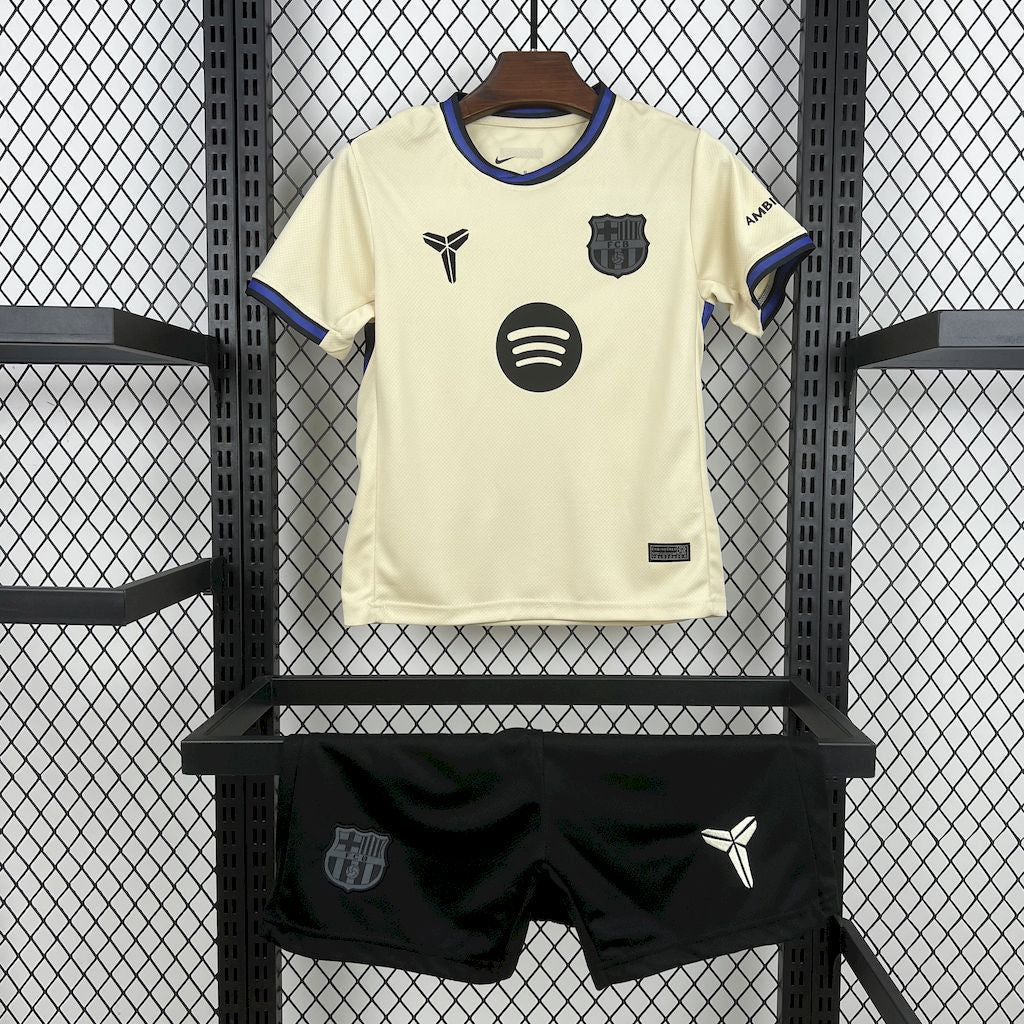 Barcelona 2025/26 Conjunto Alternativo – Criança