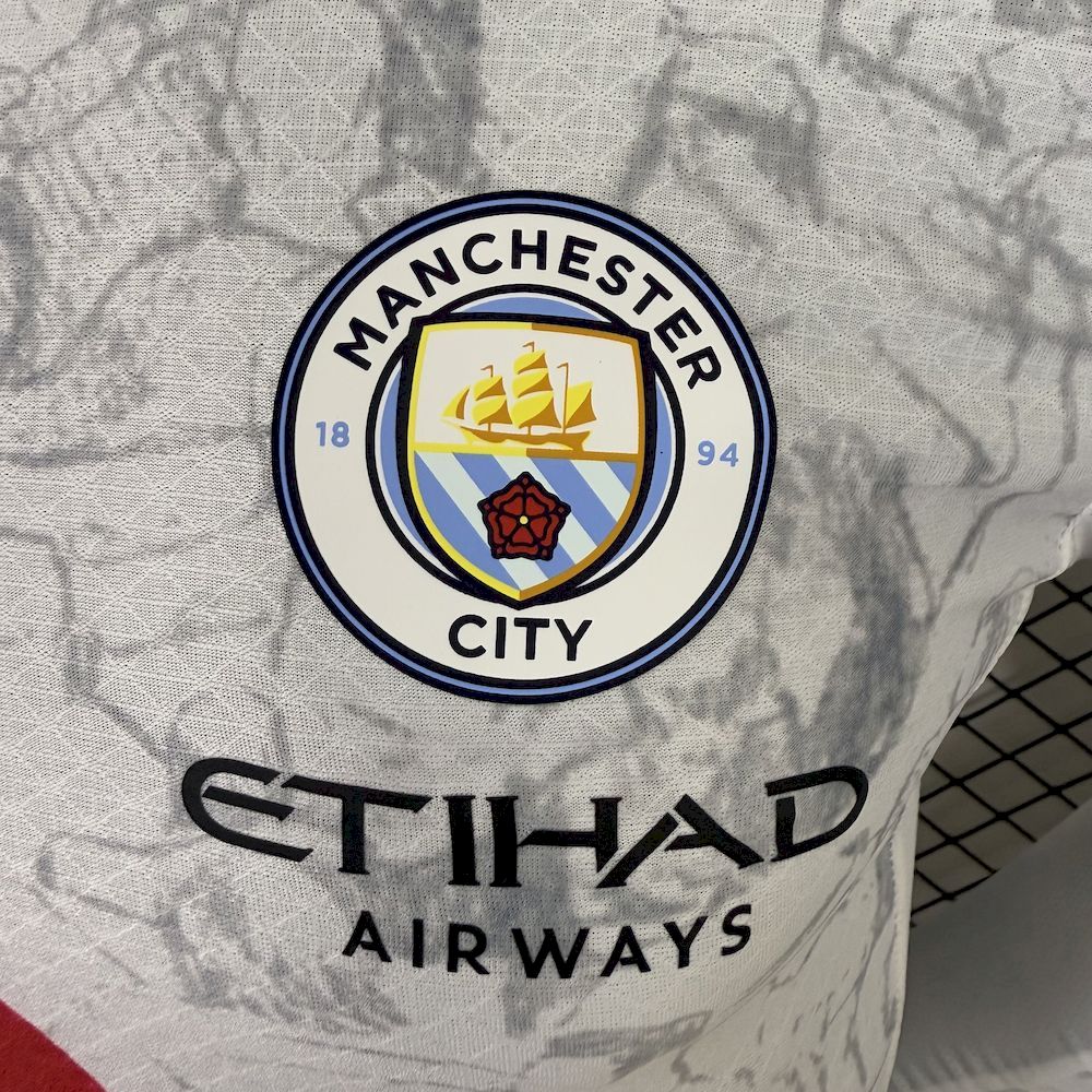 Manchester City 2025/26 Camisola Alternativa de Manga Comprida Versão Jogador – Homem