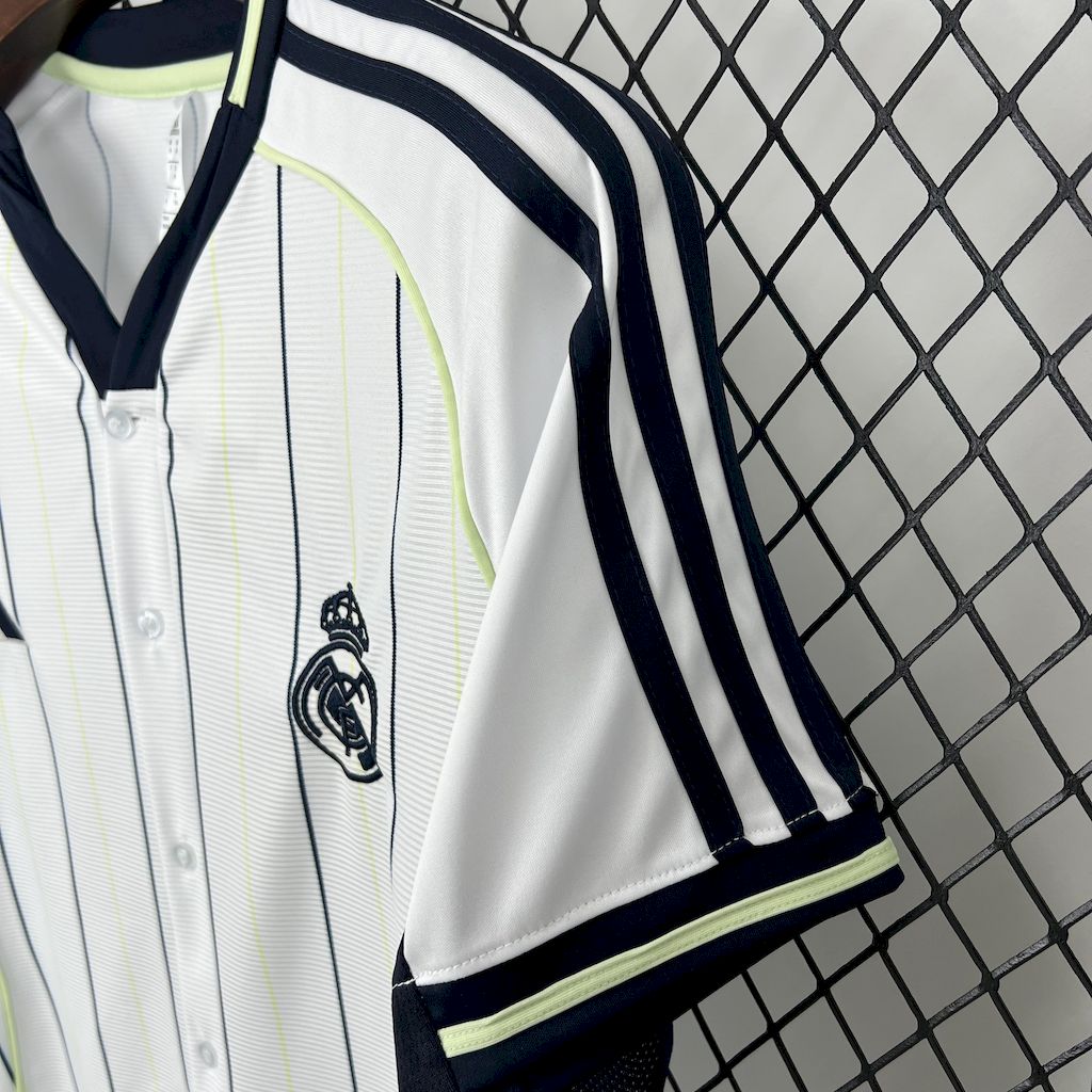 Real Madrid 2025/26 Camisola Basebol – Homem