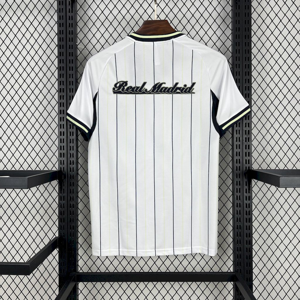 Real Madrid 2025/26 Camisola Basebol – Homem