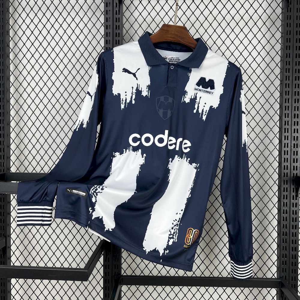 Monterrey 2025/26 Camisola Edioon Especial 80 Aniersariof de Manga Comprida – Homem