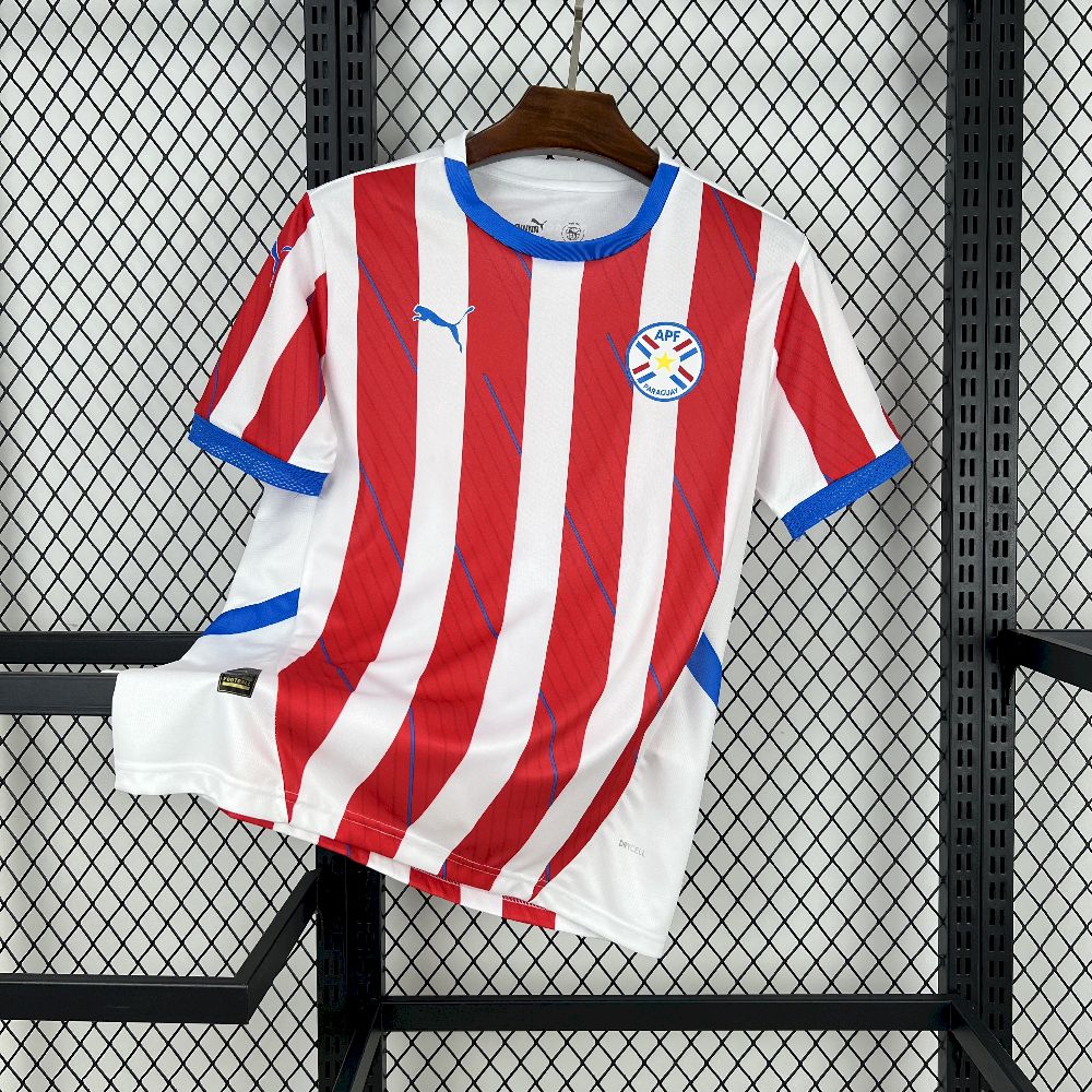 Paraguai 2024/25 Camisola Principal – Homem