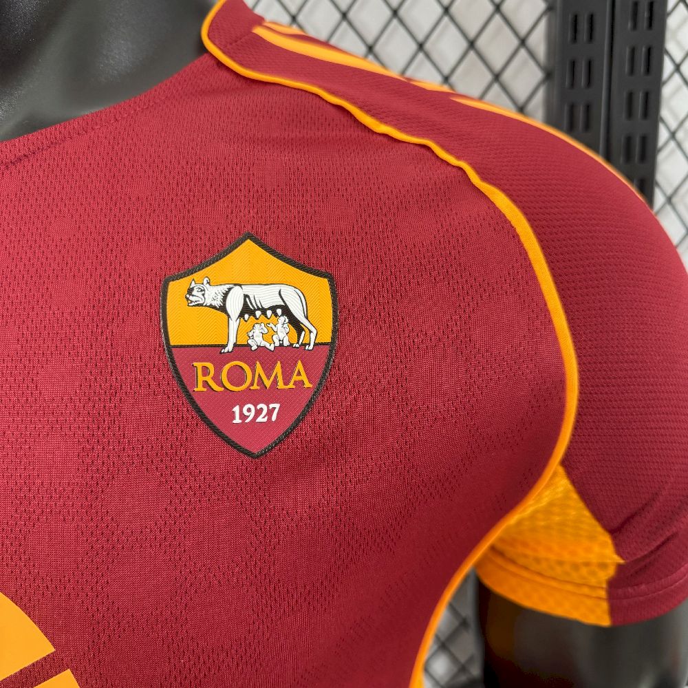 AS Roma 2025/26 Camisola Principal Versão Jogador – Homem