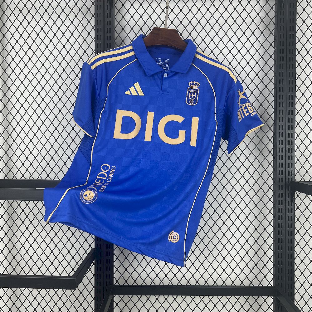 Real Oviedo 2025/26 Camisola Principal – Homem