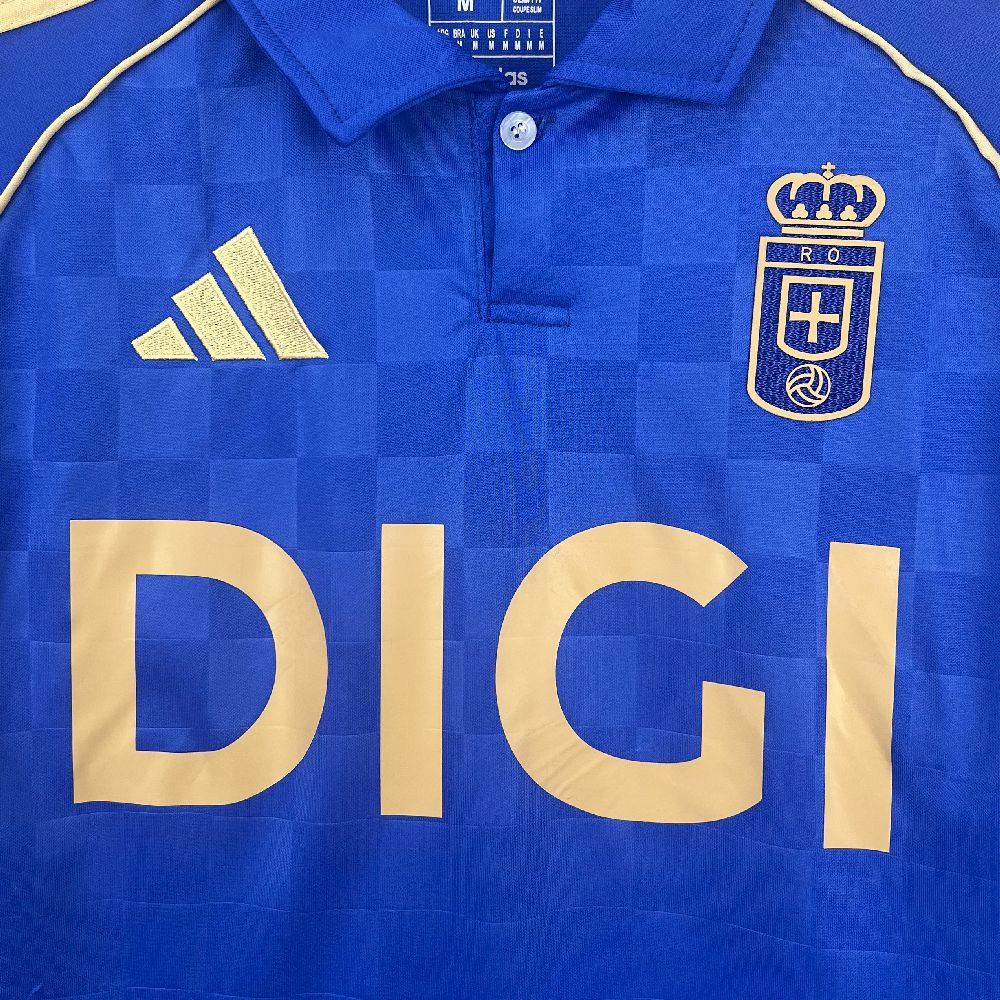 Real Oviedo 2025/26 Camisola Principal – Homem