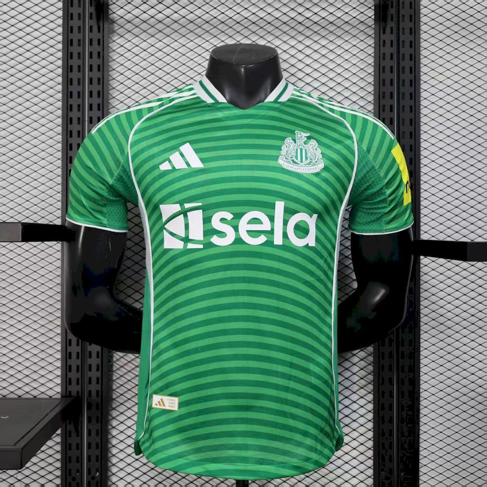 Newcastle United 2025/26 Camisola Alternativa Versão Jogador – Homem