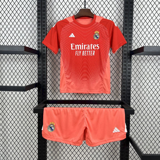 Real Madrid 2025/26 Conjunto de Guarda-Redes – Criança