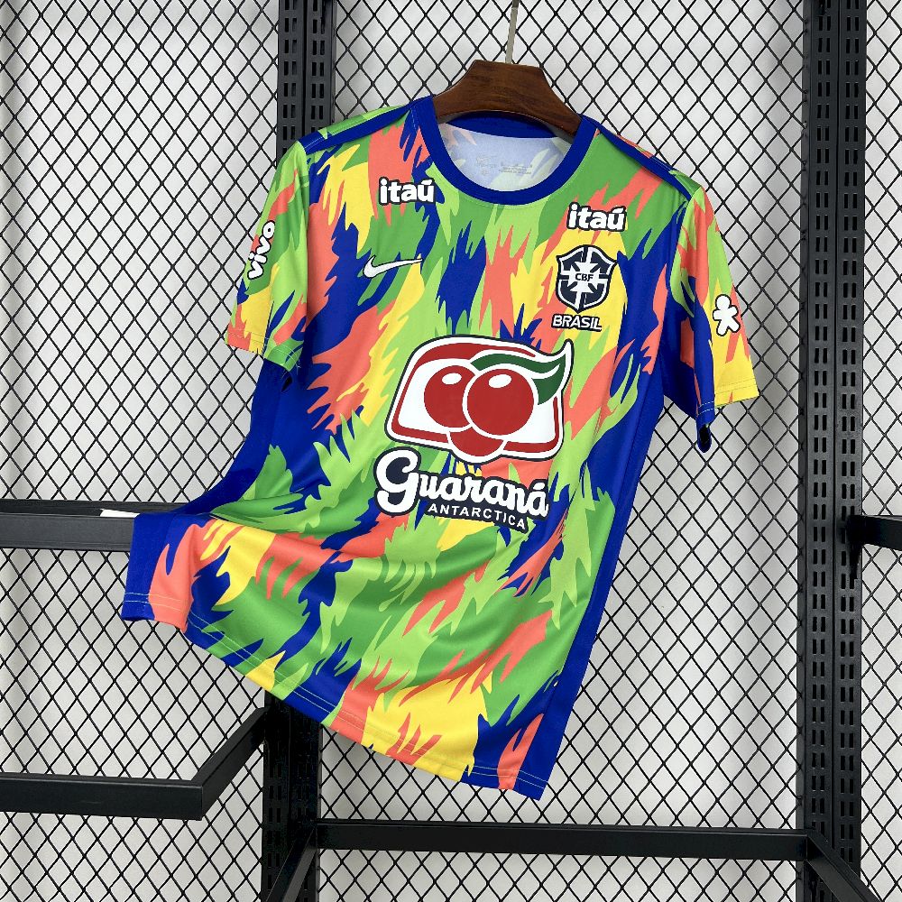 Brasil 2025/26 Camisola de Pré-Jogo – Homem