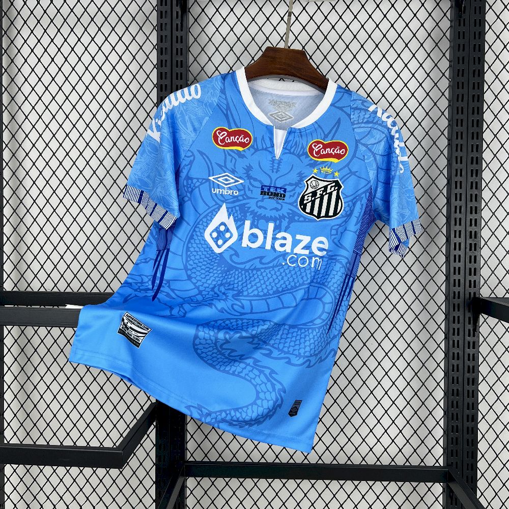 Santos 2025/26 Camisola Especial Azul Dragon – Homem