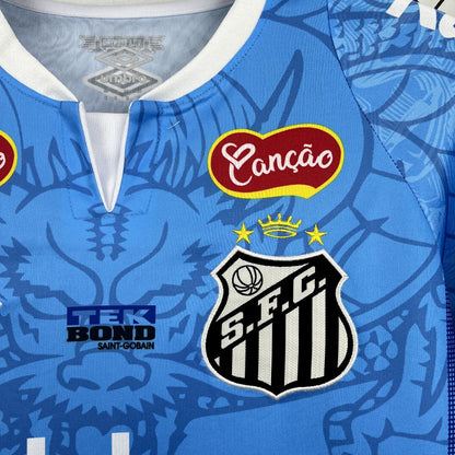 Santos 2025/26 Camisola Especial Azul Dragon – Homem