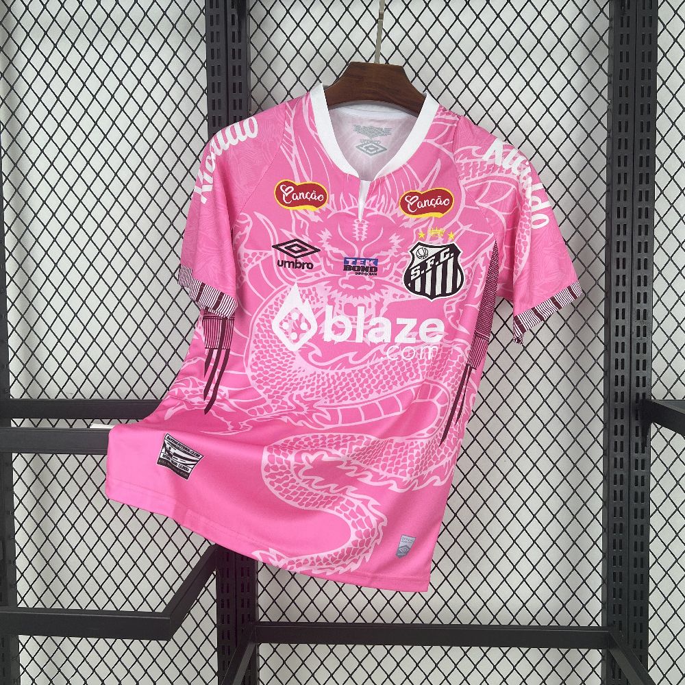 Santos 2025/26 Camisola Especial Rosa Dragon – Homem