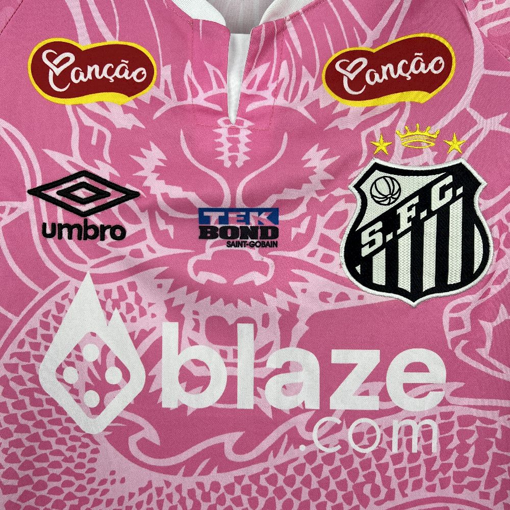 Santos 2025/26 Camisola Especial Rosa Dragon – Homem
