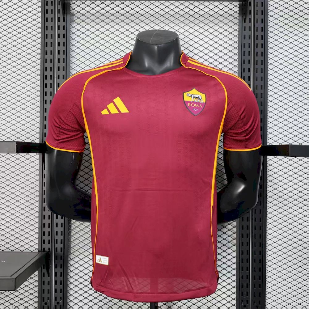 AS Roma 2025/26 Camisola Principal Versão Jogador – Homem