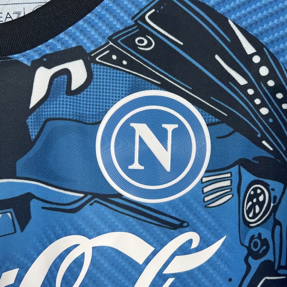 Napoli 2025/26 Camisola Coca-Cola Conjunta Edição – Homem