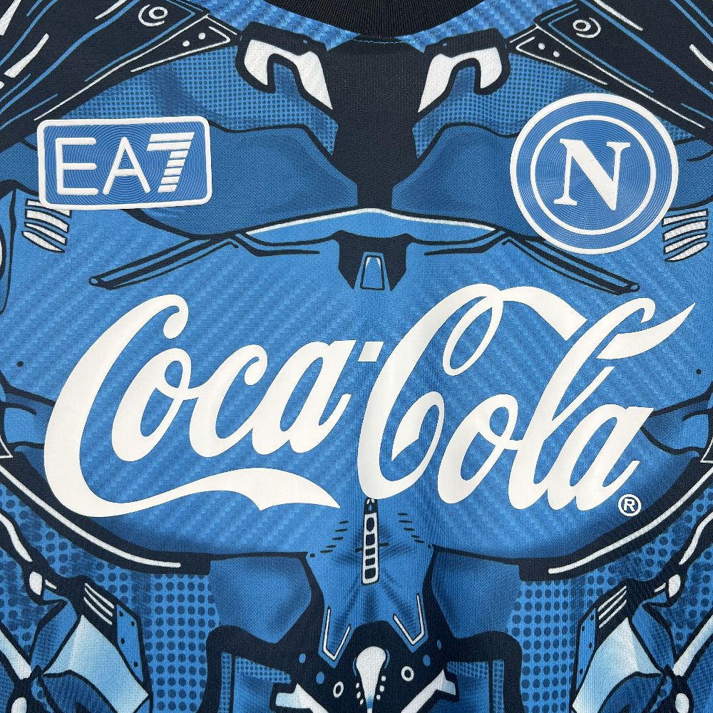 Napoli 2025/26 Camisola Coca-Cola Conjunta Edição – Homem