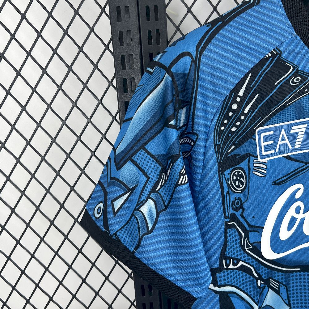 Napoli 2025/26 Camisola Coca-Cola Conjunta Edição – Homem
