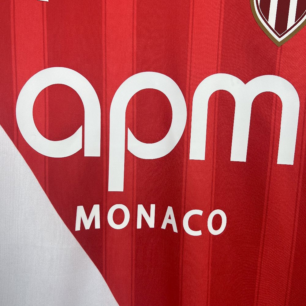 AS Monaco 2025/26 Camisola Principal – Homem
