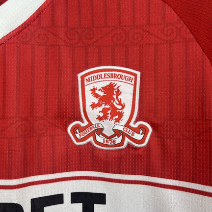 Middlesbrough 2025/26 Camisola Principal – Homem