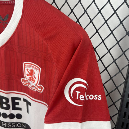 Middlesbrough 2025/26 Camisola Principal – Homem