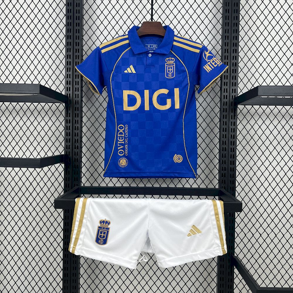 Real Oviedo 2025/26 Conjunto Principal – Criança