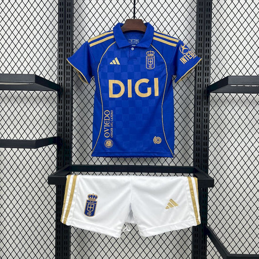 Real Oviedo 2025/26 Conjunto Principal – Criança