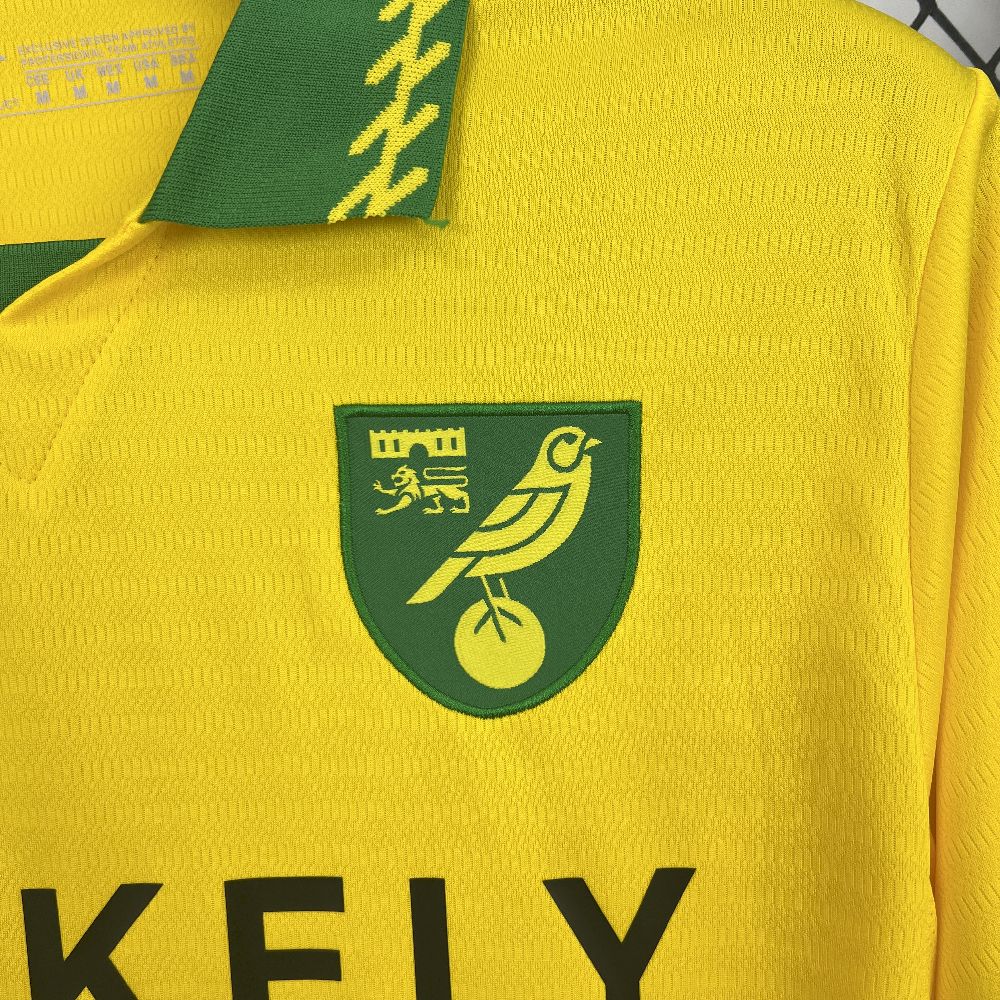 Norwich City FC 2025/26 Camisola Principal – Homem