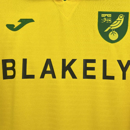 Norwich City FC 2025/26 Camisola Principal – Homem