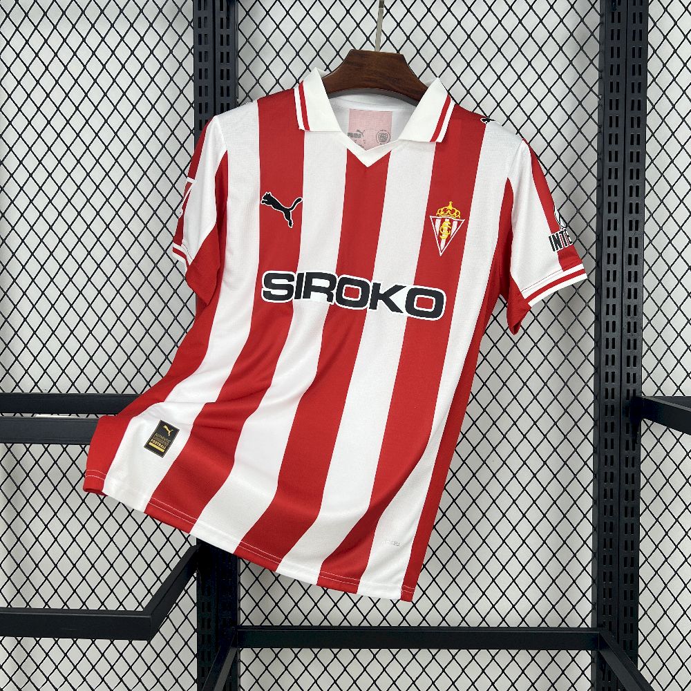 Sporting de Gijón 2025/26 Camisola Principal – Homem
