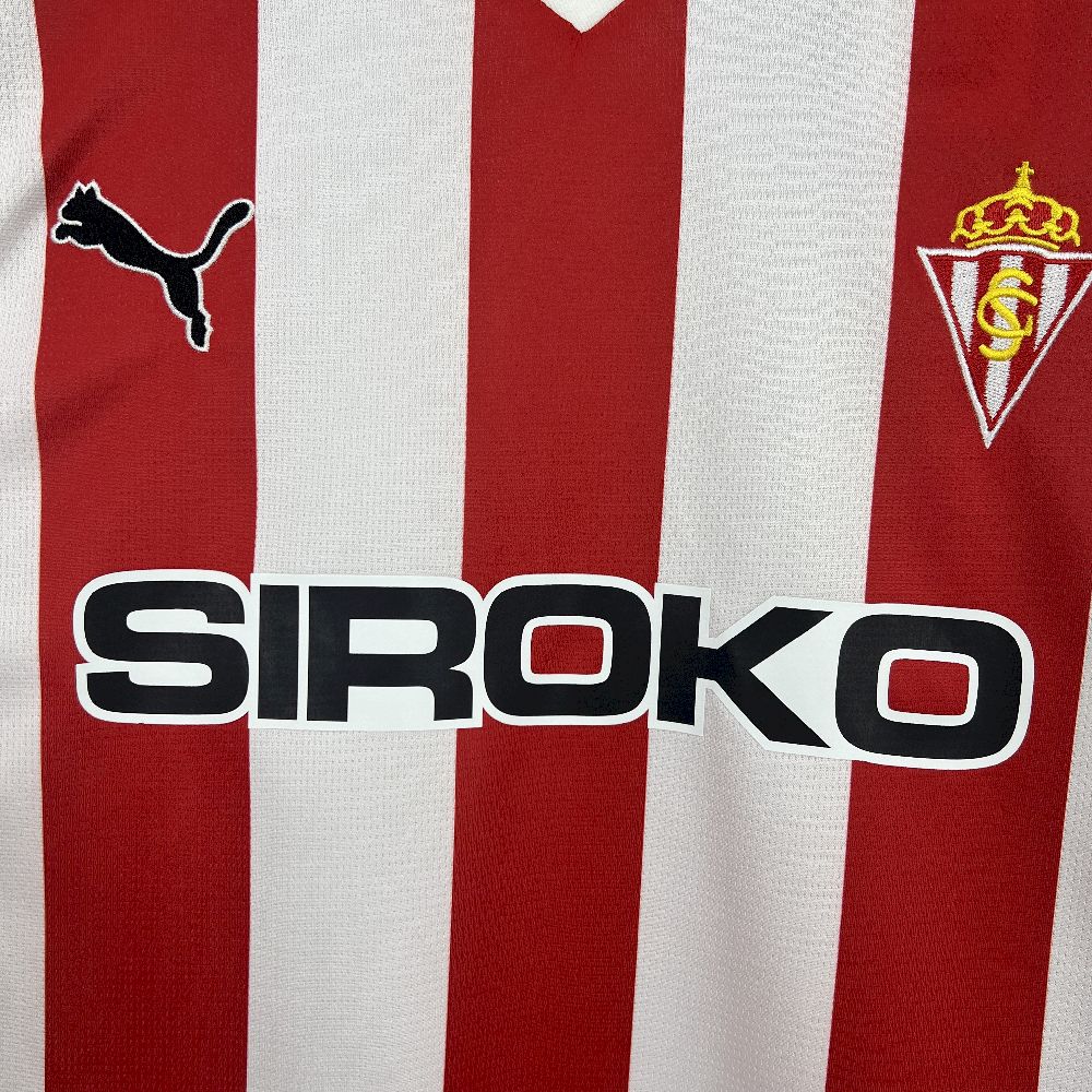 Sporting de Gijón 2025/26 Camisola Principal – Homem