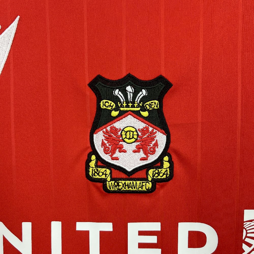 Wrexham 2025/26 Camisola Principal – Homem