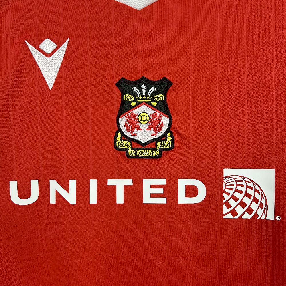 Wrexham 2025/26 Camisola Principal – Homem