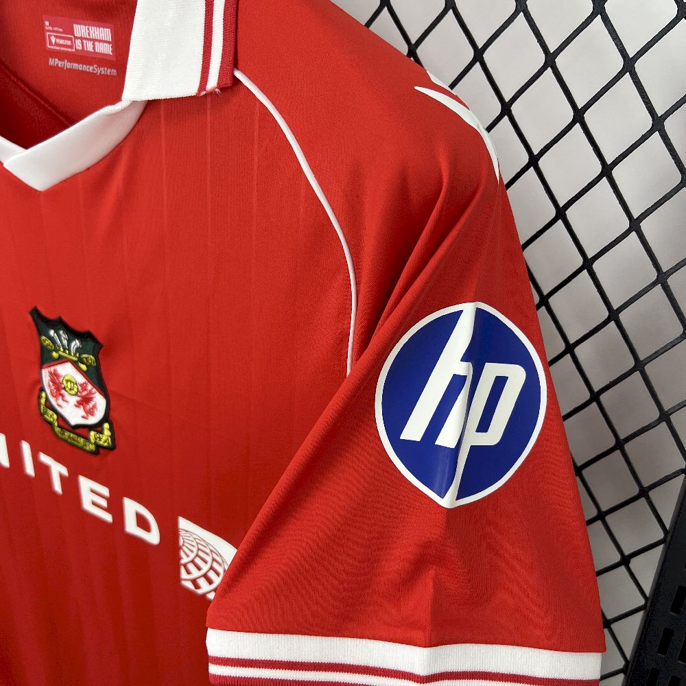 Wrexham 2025/26 Camisola Principal – Homem