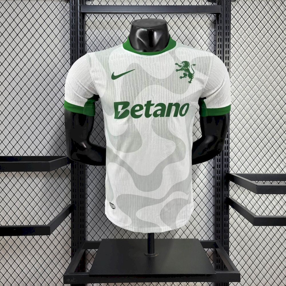 Sporting CP 2025/26 Camisola Alternativa Whtie Versão Jogador – Homem