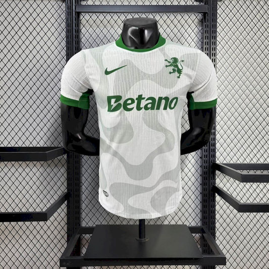Sporting CP 2025/26 Camisola Alternativa Whtie Versão Jogador – Homem