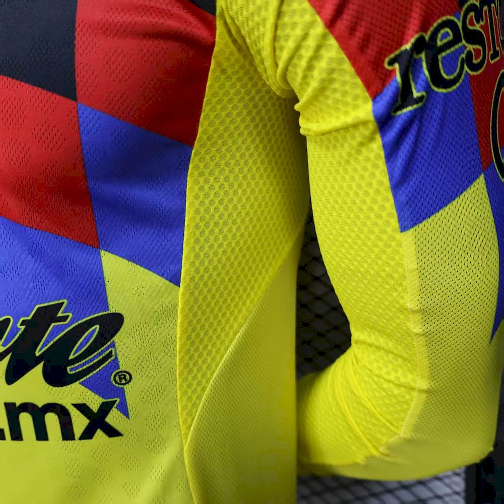 Club America 2025/26 Camisola Principal de Manga Comprida Versão Jogador – Homem