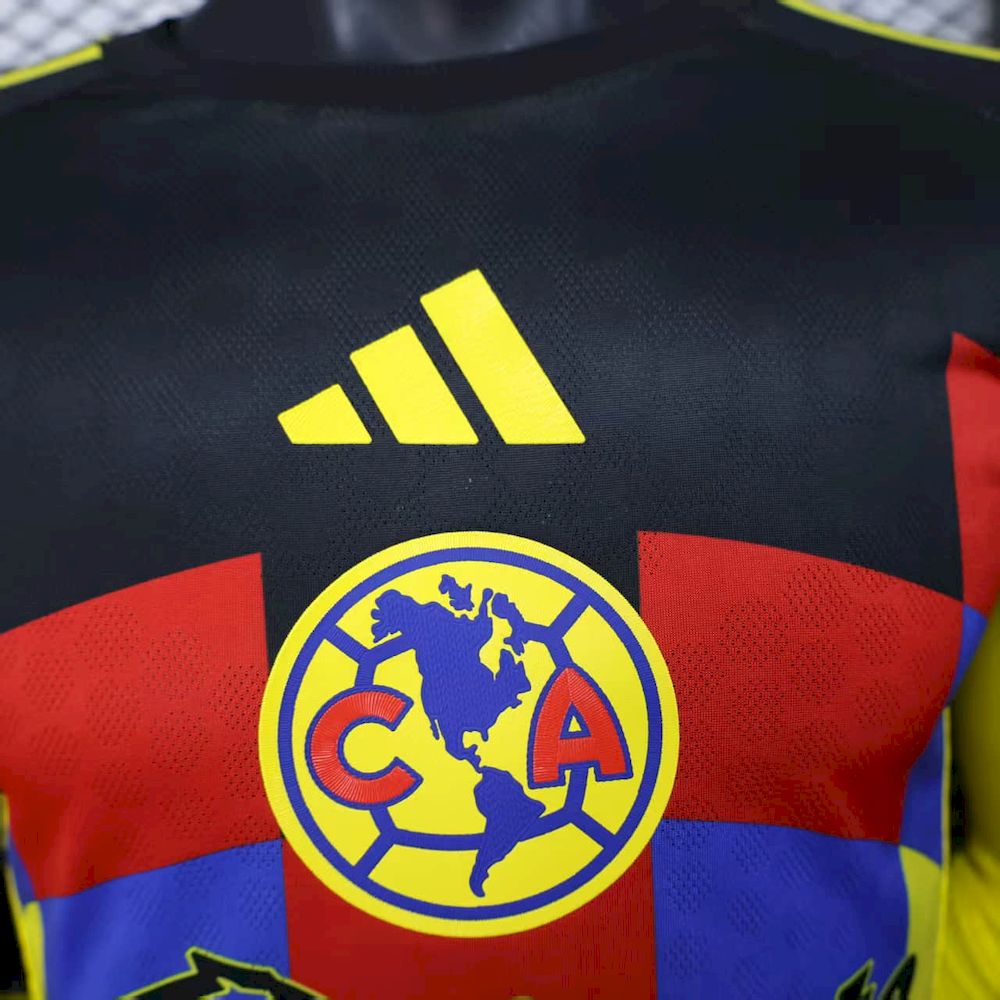 Club America 2025/26 Camisola Principal de Manga Comprida Versão Jogador – Homem