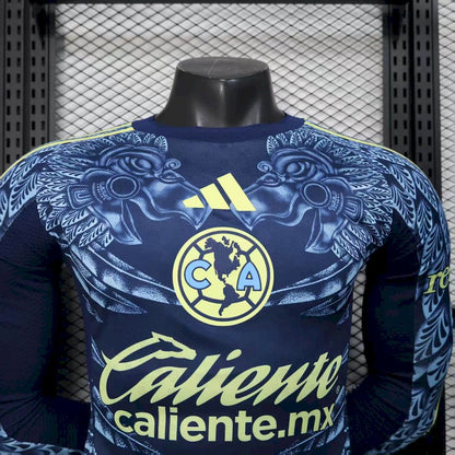 Club America 2025/26 Camisola Alternativa de Manga Comprida Versão Jogador – Homem
