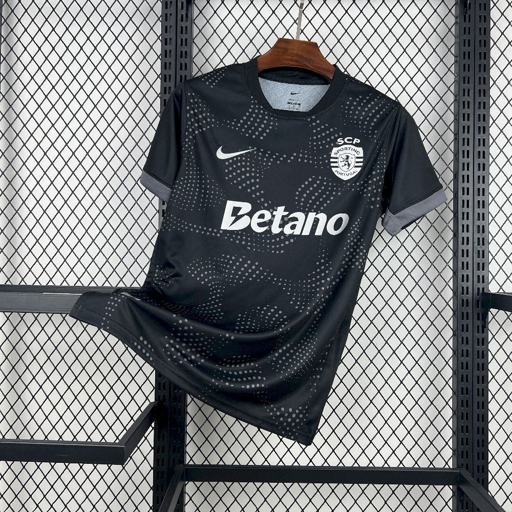 Sporting CP 2025/26 Camisola Alternativa Preta – Homem