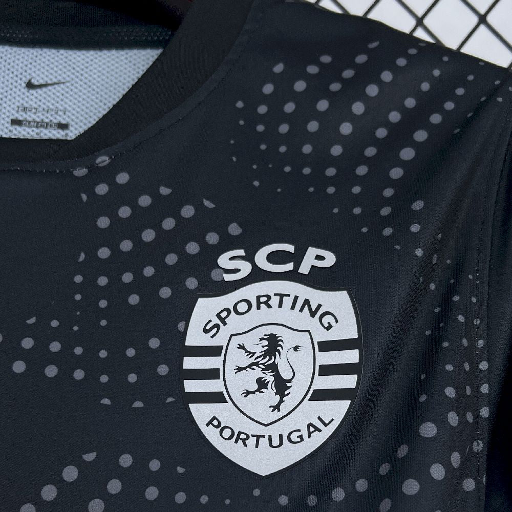 Sporting CP 2025/26 Camisola Alternativa Preta – Homem