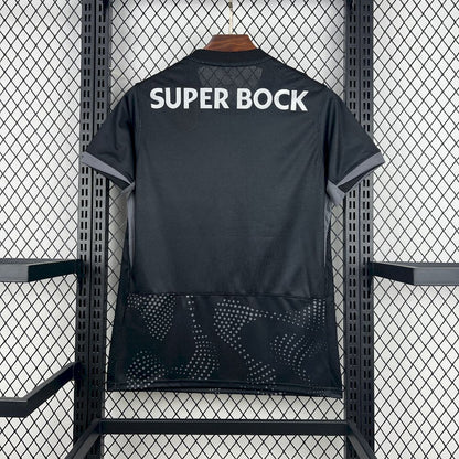 Sporting CP 2025/26 Camisola Alternativa Preta – Homem