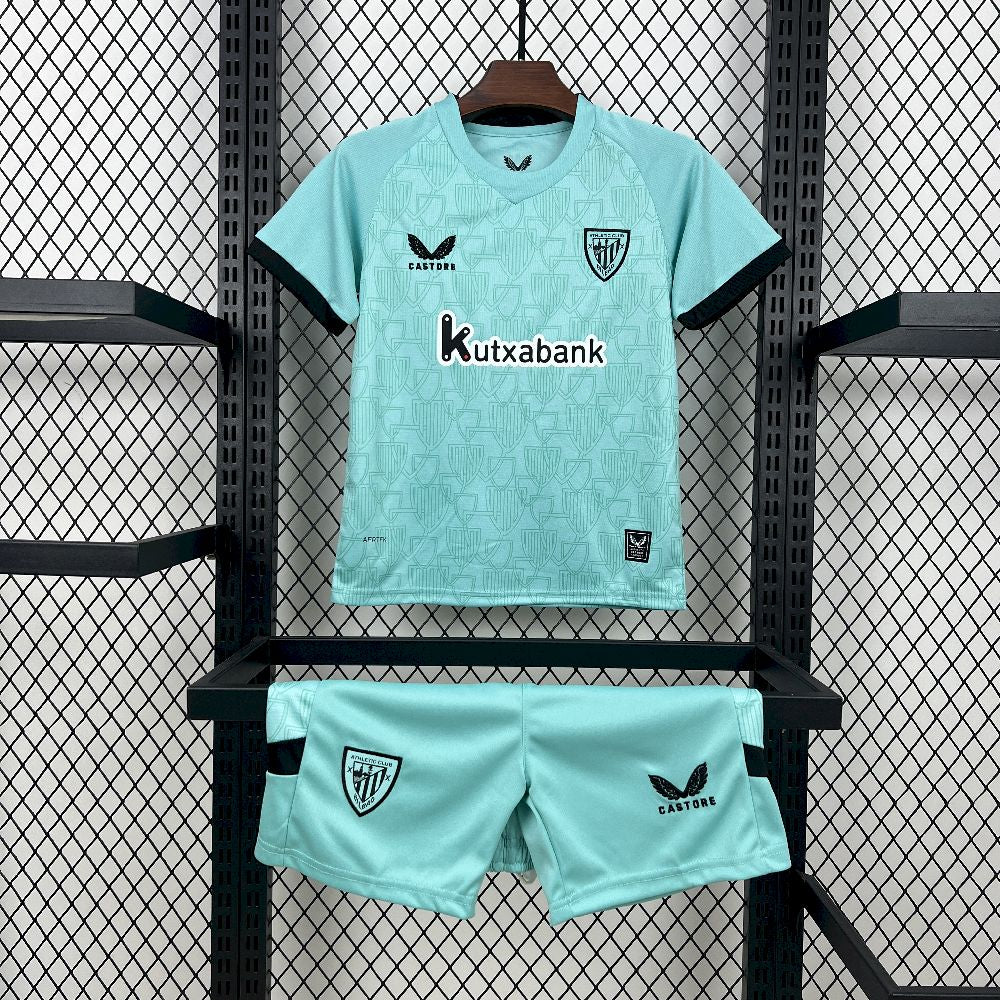 Athletic Bilbao 2025/26 Conjunto Terceiro – Criança