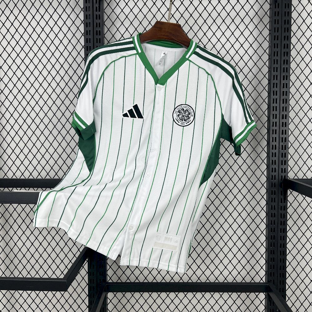 Celtic 2025/26 Camisola Basebol – Homem