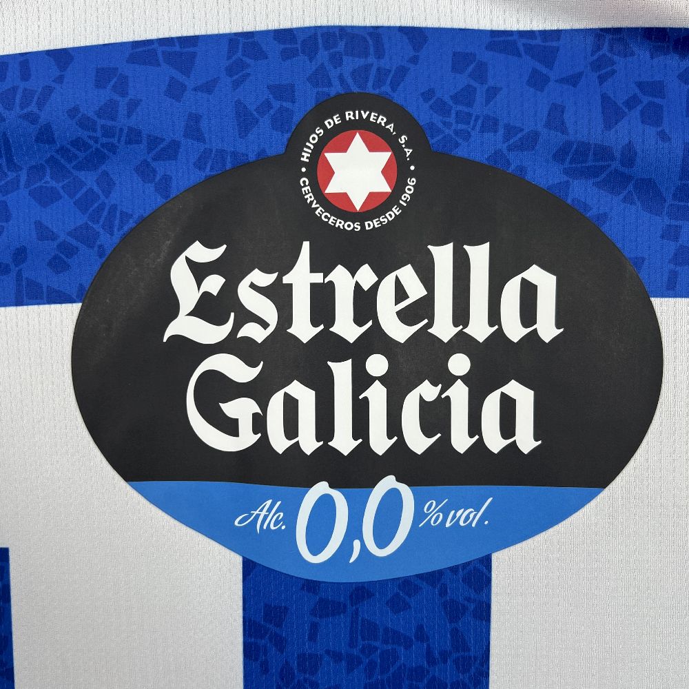 Deportivo de La Coruna 2025/26 Camisola Principal – Homem