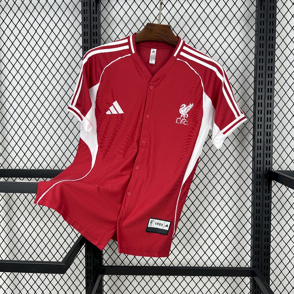 Liverpool 2025/26 Camisola Basebol – Homem